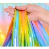 Kurtyna dekoracja pastelowa tęczowa ombre1x2m